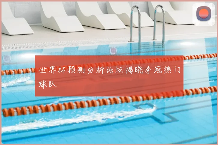 世界杯预测分析论坛揭晓夺冠热门球队